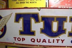 Vintage Turf Cigarettes Pictorial Pegasus Enamel Sign 