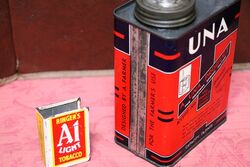 Vintage UNA  SUNCAN Farm Machinery Oil Can