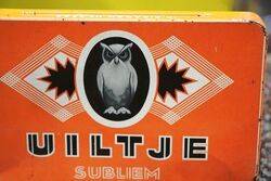 Vintage Uiltje Subliem 10 Sigaren Tin