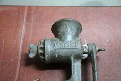 Vintage Universal Meat Grinder  Mincer  