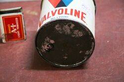 Vintage Valvoline 1lb Grease Tin