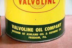 Vintage Valvoline 5 pounds Grease Tin