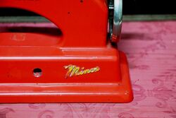 Vintage Vulcan Minor Metal Childs Toy Sewing Machine 