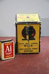 Vintage WICK for Cookers Boxed Wick.
