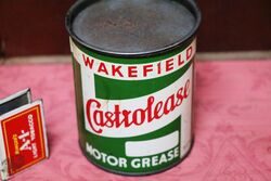 Vintage Wakefield Castroease 1lb Tin