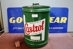 Vintage Wakefield Castrol "Z" Motor Oil 5gal Can. 