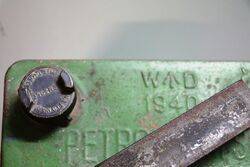 Vintage War Department 2gal Fuel Can Dated 1940