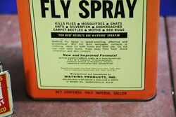 Vintage Watkins Fly Spray Half Gallon Tin
