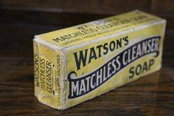 Vintage Watsonand39s Matchless Cleanser Soap