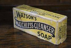 Vintage Watsonand39s Matchless Cleanser Soap
