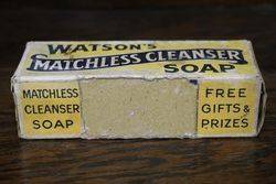 Vintage Watsonand39s Matchless Cleanser Soap