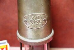 Vintage Welsh Brass Miners Lamp 