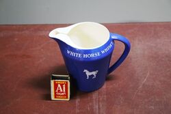Vintage White Horse Whisky Pub Jug.
