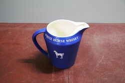 Vintage White Horse Whisky Pub Jug
