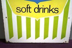 Vintage Whites Soft Drinks Enamel Sign  