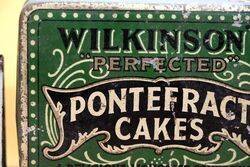Vintage Wilkinsonand39s Pontefract Cakes Collectors Tin