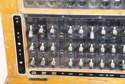 Vintage Wood Cased Telephone Switchboard  