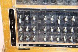 Vintage Wood Cased Telephone Switchboard  