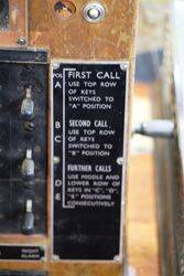 Vintage Wood Cased Telephone Switchboard  