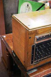Vintage Wood Cased Telephone Switchboard  