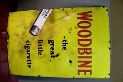 Vintage Woodbine the great little cigarette Enamel Sign. #