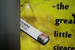 Vintage Woodbine the great little cigarette Enamel Sign 