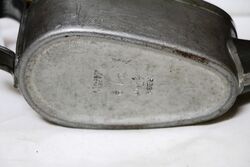 Vintage  Aust REGA 12 Pint Boat Shape Button Pump Oiler