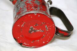 Vintage  Aust REGA 12 Pint Can Shape Button Pump Oiler