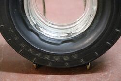 Vintage  Good Year Tyre Rubber and Glass Promotional Ashtray