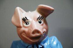 Vintage and Rare NatWest Pig Money Box Lady Hillary