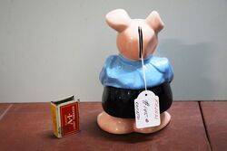 Vintage and Rare NatWest Pig Money Box Lady Hillary