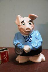 Vintage and Rare NatWest Pig Money Box Lady Hillary by Wade 