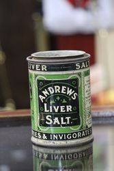 Vintage Andrews Liver Salt Tin 