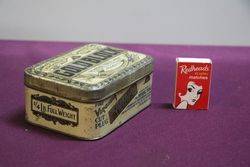 Virginia Imperial Tobacco Cut Plug Gold Block Tobacco Tin