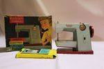 Vulcan Classic Toy Sewing Machine With Original Box Handbook and Table Clamp