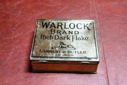 Warlock Brand Tobacco Tin