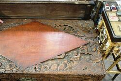 Well Carved Early 20th century Chinese camphor wood chest 