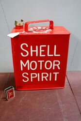 Well Restored 1950 Shell Motor Spirit Running Board Fuel Can