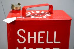 Well Restored 1950 Shell Motor Spirit Running Board Fuel Can