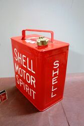 Well Restored  Shell Motor Spirit Running Board Fuel Can