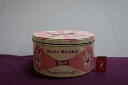 White Heather Pascall Toffee Tin 