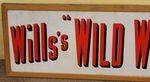 Wills Wild Woodbine Cigarettes Enamel Sign 