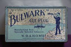 Wills's Bulwark Cut Plug Pipe Tobacco Tin