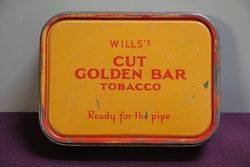 Willsand39s Cut Golden Bar Tobacco Tin