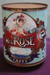 Wonderful Mrs Rose Pictorial Coffee Tin