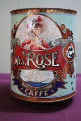 Wonderful Mrs Rose Pictorial Coffee Tin