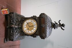 Wonderful Quality Antique French Bronze Mantle Clock. #