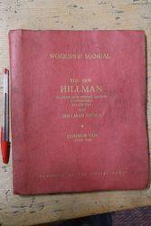 Workshop Manual The New Hillman MINX SERIES