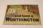 Worthington Beer Shop Advertising Card