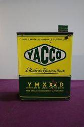 Yacco 2 Litres Motor Oil Tin 